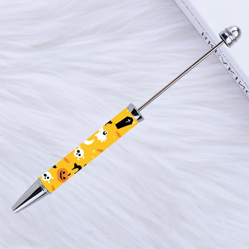 Wholesale 6pcs/30pcs Halloween Prints DIY Beadable Pens